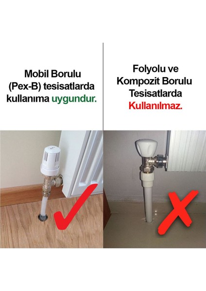 3Öz Plastik Radyatör Boru Gizleme Ayarlı Çiftli - Krom - Açb200