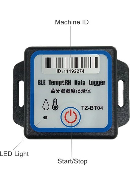 Bluetooth Sıcaklık Ve Nem Datalogger