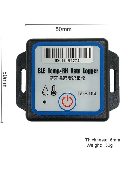 Bluetooth Sıcaklık Ve Nem Datalogger