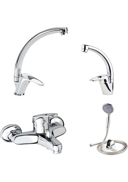 4 Lü Mix Banyo Batarya Seti