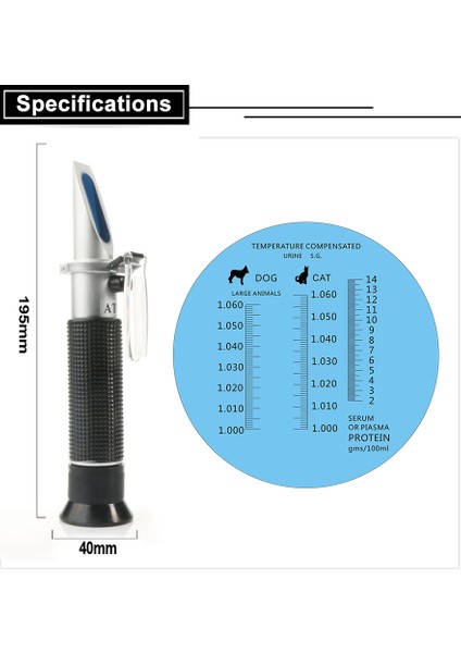 Pet Üre Serum Plazma Protein Refraktometresi fiyatları