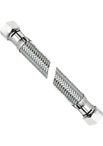 Su Flexi Çelik Örgülü - 3/8R x 1/2R - 70 Cm.
