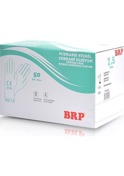 Pudrasız Steril Cerrahi Eldiven No:8,5 fiyatları