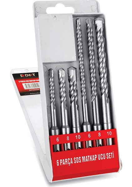 6Lı Sds Plus Matkap Ucu Seti