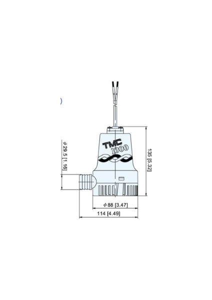 Tmc Sr12106 Sintine Pompası 12V 1000 Gph