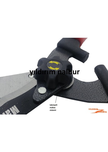 Çim Makası Martın Craft Kesme Budama Makası Ot Biçme Makası Çam Yaprak Kesme