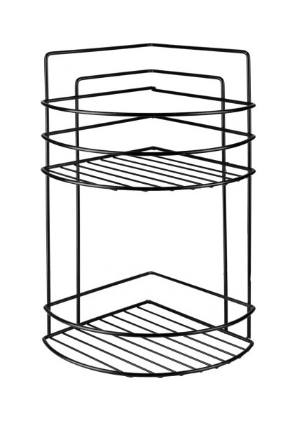 İki Katlı Banyo Köşe Rafı