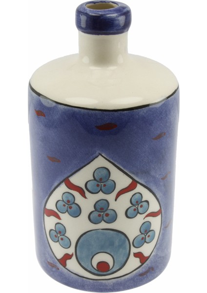 Otantik Çini Geleneksel Lemide Model Mutfak Tipi Yağ Şişesi 900Ml