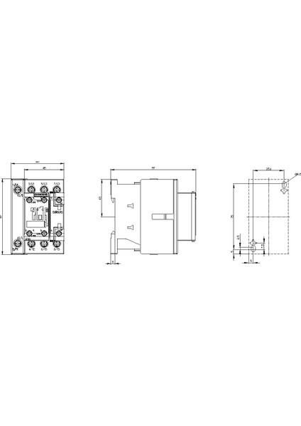 3Rt2326-1Ap00 Sirius Kontaktör 40A 4Kutuplu 230V Ac