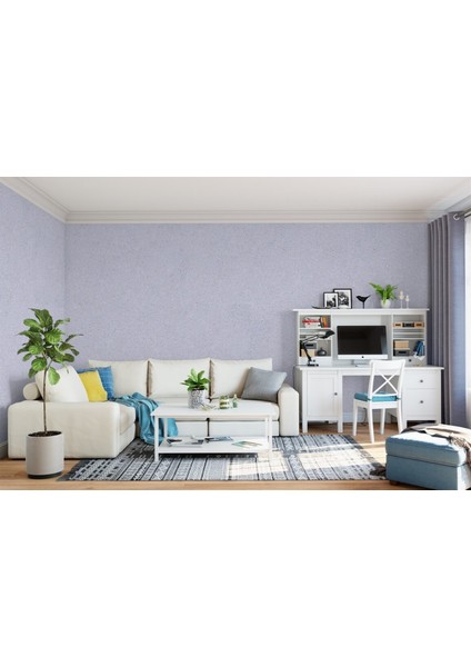 Isı Ve Ses Yalıtımlı Canlı | İpek | Dekoratif Sıva Magic-17 BEYAZ ZEMİN SOMON-PEMBE DESEN