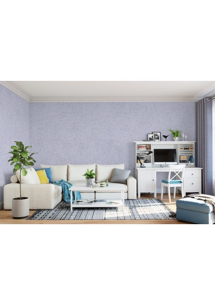 Isı Ve Ses Yalıtımlı Canlı | İpek | Dekoratif Sıva Magic-20 BEYAZ ZEMİN BORDO DESEN