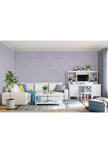 Isı Ve Ses Yalıtımlı Canlı | İpek | Dekoratif Sıva Mystery-02 BEYAZ ZEMİN ÜZERİNE ZARİF GÖRÜNÜMLÜ KIZIL VE SARI DESEN