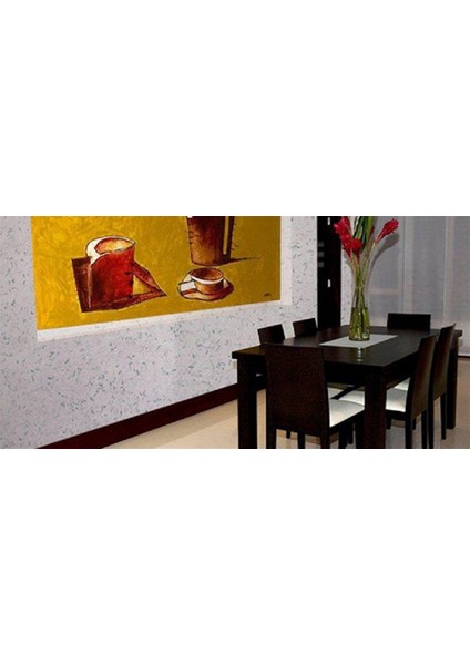 Isı Ve Ses Yalıtımlı Canlı | İpek | Dekoratif Sıva Sunshine-18 BEYAZ ZEMİN KAHVE-SOMON DESEN fiyatları