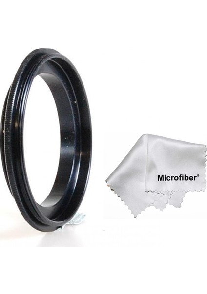- Canon 52mm Filtre Çapına Sahip Lensler İçin Makro Macro Ters Adaptör - Metal Malzeme