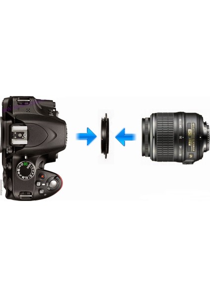 - Canon 52mm Filtre Çapına Sahip Lensler İçin Makro Macro Ters Adaptör - Metal Malzeme fiyatları