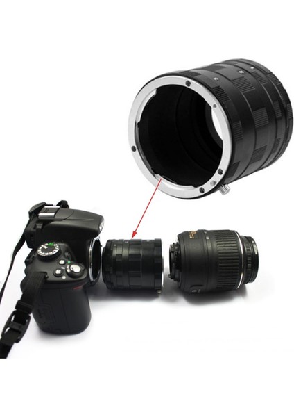 Makro Uzatma Tüpü Extension Tube Canon 10D 20D 30D 40D 50D 60D 70D 77D 80D 90D