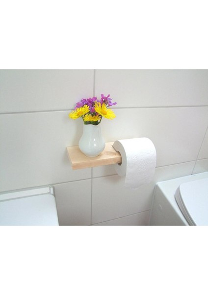 Tuvalet Kağıdı Tutucusu Dekoratif Raflı Kağıtlık