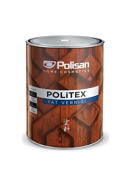 Politex Yat Verniği Yat Vernik Parlak Şeffaf 0,75 Lt