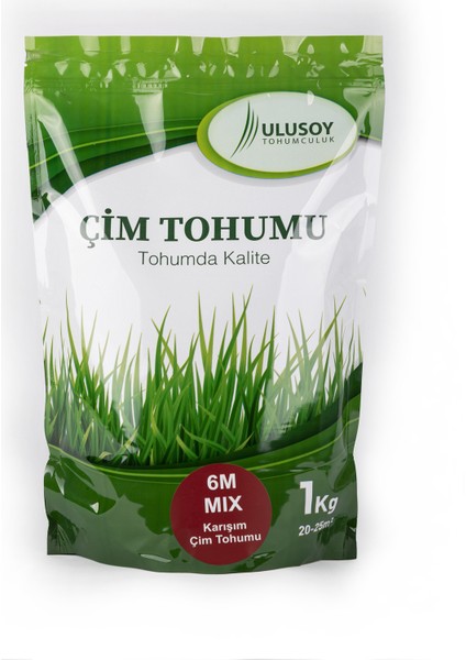 6M Mix Çim Tohumu Karışımı 1Kg