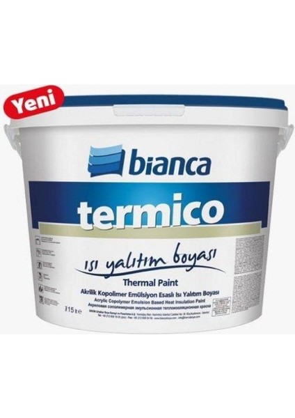 Termico Isı Yalıtım Boyası 15Lt Beyaz