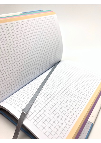 Process 160 Yaprak Kareli Defter 14 x 20 cm Lacivert