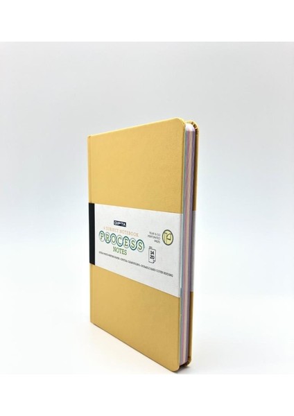 Process 160 Yaprak Kareli Defter 14 x 20 cm Sarı modelleri