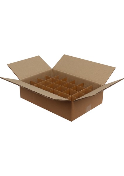 Seperatörlü Su Bardağı Kolisi 44x29,5x12,7 cm 5'li