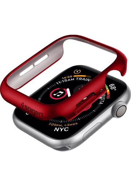 Apple Watch Seri SE2/SE/6/5/4 (44mm) ile Uyumlu Kılıf Thin Fit Red - ACS01066
