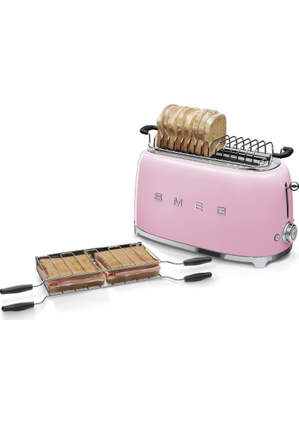 SMEG TSF02PKEU PEMBE 2x2 EKMEK KIZARTMA