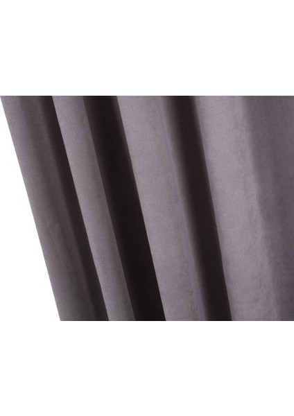 Fon Perde Gri 1-2 Seyrek Pile 150 x 260 cm