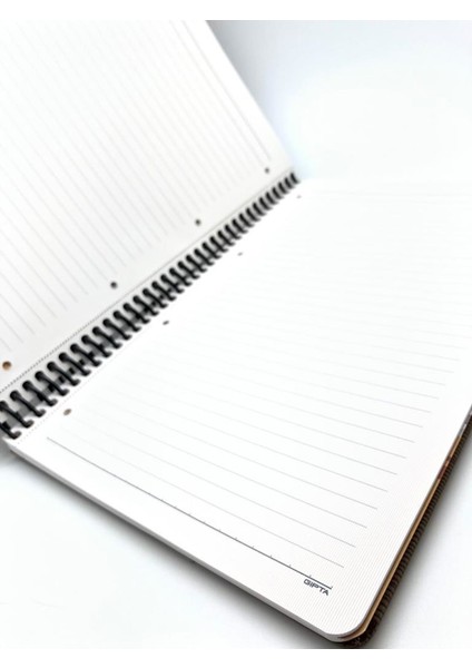 1081 V.i.p. Sert Kapak A4 Çizgili Defter Hardal