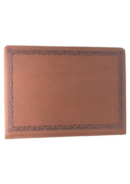 2227 Şeref Defteri 160 Yap. 20 x 28 cm Kahverengi
