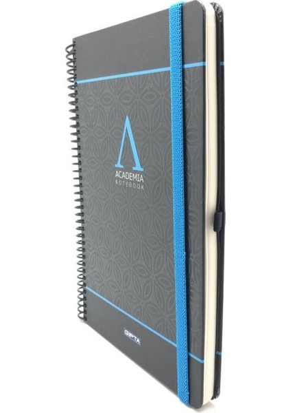 3774 Academia A4 Kareli 120 Yaprak Defter Mavi