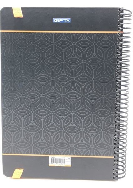 3774 Academia A4 Kareli 120 Yaprak Defter Turuncu