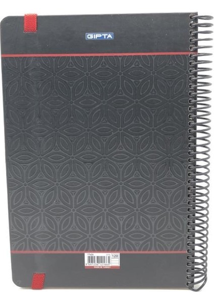 3775 Academia Çizgili 120 Yap. Defter 17 x 24 cm Kırmızı modelleri