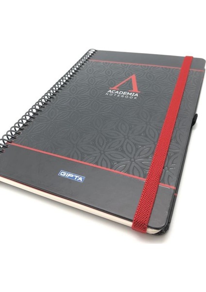 3775 Academia Çizgili 120 Yap. Defter 17 x 24 cm Kırmızı fırsatları