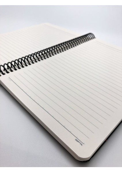 3775 Academia Çizgili 120 Yap. Defter 17 x 24 cm Turuncu