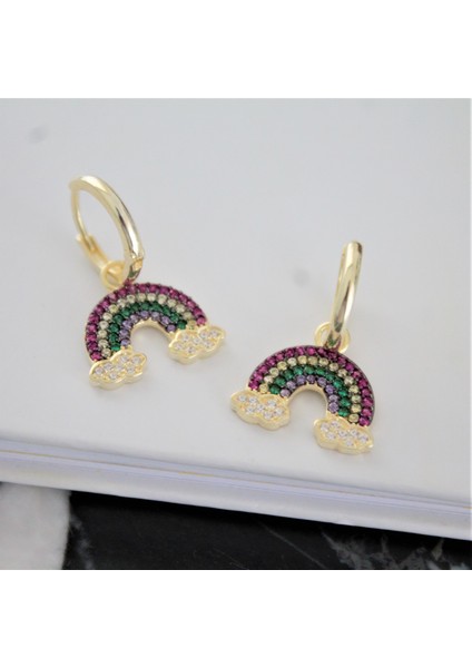 Gold Gökkuşağı Küpe
