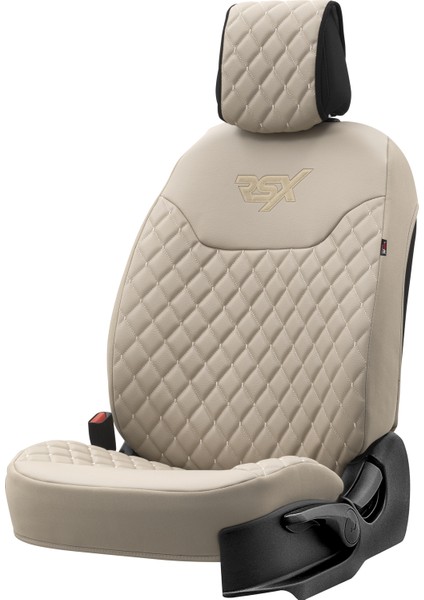 Rsx Diamond Series Koruyucu Oto Koltuk Minderi Bej