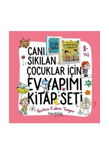 Canı Sıkılan Çocuklar İçin Ev Yapımı 2’Li Kitap Seti - Hatice Kübra Tongar