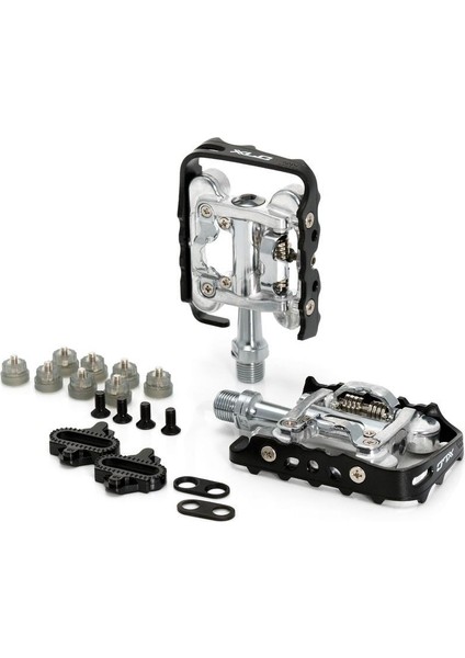 PD - S02 Mtb/trekking Kilitli Pedal Gümüş - Siyah