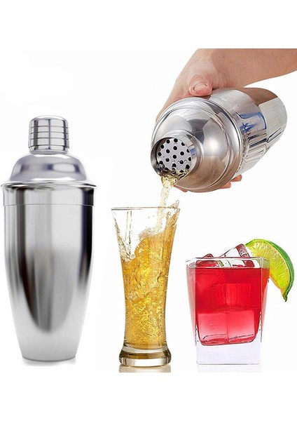 Çelik Kokteyl Shaker Biradlı 350 cc indirimleri