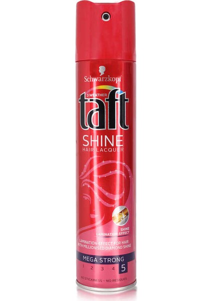 Shine Mega Güçlü 5 Saç Spreyi 250 ml
