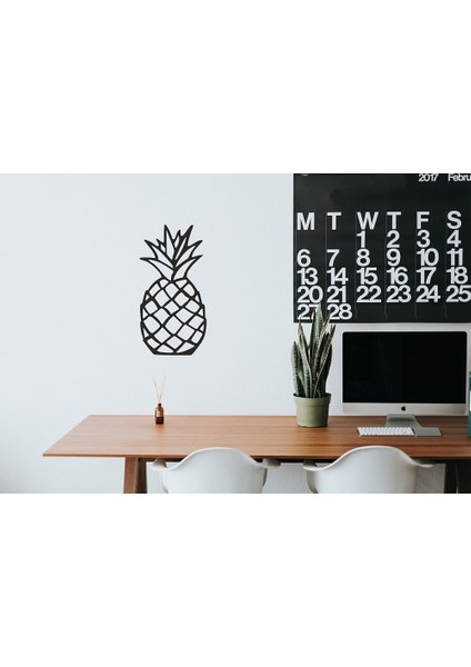 Ananas Ahşap Dekoratif Tablo UNT-012
