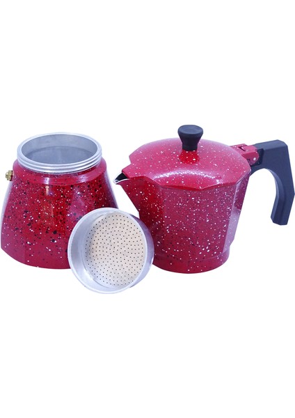 Moka Cezve Kırmızı