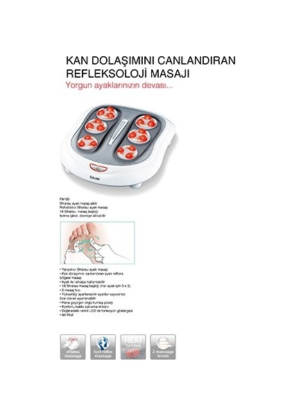Fm 60 Shiatsu Ayak Masaj Aleti