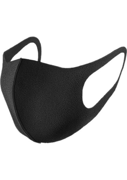 Siyah Nano Maske Kumaş Sıvı Geçirmez Yıkanabilir 20 Adet