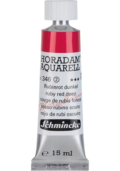 Horadam Tüp Sulu Boya 15 ml Ruby Red Deep
