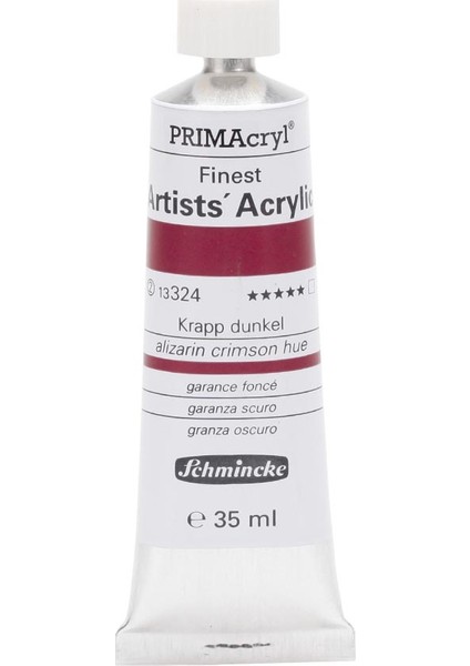 Primacryl Akrilik Boya 35 ml Alizarine Crimson Hue