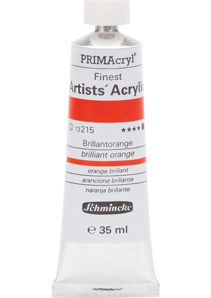 Primacryl Akrilik Boya 35 ml Brilliant Orange